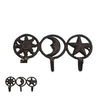 TYDL 해달별 황동 3구 주물 옷걸이