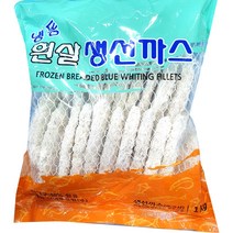 현이푸드빌 냉동 흰살 생선까스 1kg 중국산 업소용 대용량 식당용, 1개