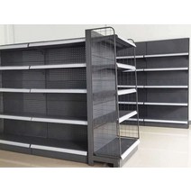 철제 편의점 선반 과자 진열대 곤도라 약국 마트 매대, 양면 5층ㅣ90x76x165ㅣ서브 프레임