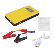 점프스타터 차량용 자동차점프스타터20000mAh 12V 다기능 비상 부스터 충전기 배터리 스마트 폰 보조베터리, 06 20000mAh yellow