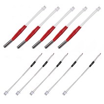 [5개/팩] 카트리지 히터 24V 40W 1미터(39인치) 엔더 3 엔더 5 프루사 i3 메가 Anet A8 3D 프린터용 가열 파이프, 24v 1 Meter_white