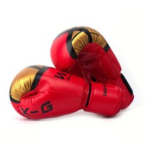복싱글러브 컨텐더 mma 스파링 남자 여자를위한 킥 복싱 장갑 PU 가라데 Muay 타이어 Guantes 드 Boxeo 무, 02 Red_03 8 OZ