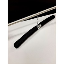 우단옷걸이 벨벳 원단 각도조절옷걸이 10개묶음, 블랙