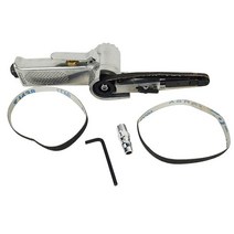 벨트 샌딩기 샌더기 미니 전동 스핀들 원형 공기 벨트 샌더 2 300mm x 10mm / 520mm 공압 기계 트리밍 플라, 02 520mmx20mm
