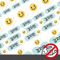 디자인아지트 붙이는 의류네임스티커A4 데이지 다리미없이간편하게 OK, 한글3