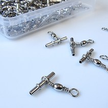 해우공방 도래 파이프도래 100개 벌크 자작채비 소품, 단품, 단품