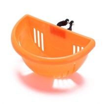 강아지바구니 걸이식 자전거 바구니 팻 캐리어 사랑스러운 쉬운 설치 가방 스쿠터 핸들 바 브래킷 액세서리 블랙블루오렌지레드핑크, 주황색