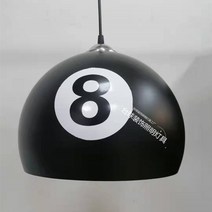 포켓볼 조명 당구장 인테리어 당구장 조명등, 300MM 넘버 샹들리에(8번)
