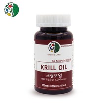 U-PICK LAND 크릴오일 오메가3 DPA EPA 인지질56 혈관건강 WCS 선상가공 남극크릴새우, 500mg, 2개, 90캡슐