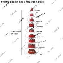호텔 파티 케이크 스탠드 우드 플레이팅 트 진열대 트레이 생일 카페 집들이 받침대 다층 케이크 스탠드 디스플레이 생일 연회 호텔 디저트 테이블 결혼 축하 가게 창 모델, 화이트 9레이어
