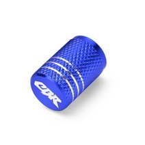 호환 오토바이부품 프레임 오토바이 CNC 알루미늄 휠 타이어 밸브 스템 캡 혼다 CBR 125R 600 F4i 650F/R, 03 1Pcs Blue
