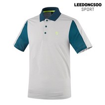 이동수스포츠 이동수 골프웨어 남성 반팔 메쉬 피케 티셔츠 그레이 H9BTS4810-E1 MODA outlet D