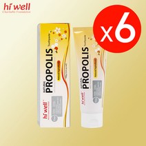 하이웰 뉴질랜드 프로폴리스 티트리 치약 100g 6개
