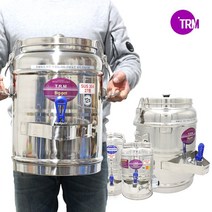 라이프앤굿 업소용 대형 스텐물통, 스텐보온보냉물통 12호