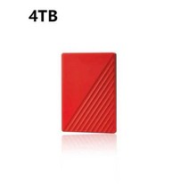 휴대용 외장 하드 드라이브 1TB 2TB 4TB 16TB c타입 USB 2023 고속 8TB 노트북 용 저장 디스크 3.1 년 신제품, 4TB red