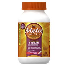 Metamucil 데일리 섬유 보충제 160 캡슐 미국직송 317254, 160 Count (Pack of 1)