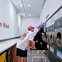 힙야코 남여공용 커플룩 커플 오버핏 반팔 티셔츠