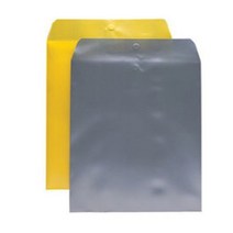 단추 비닐 서류봉투 A4, 종이_파일 사이즈_회색