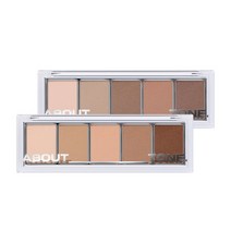 /브러쉬 2종 어바웃톤 리턴 투 베이직 섀도우 팔레트 9g 2color, AT.01 클래식