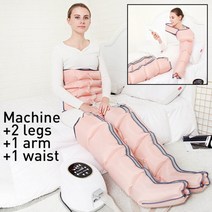 공기압다리마사지기 종아리기 발기 기 안마기 기공기압 풍마 3종 모드 공기 압축 부츠 순환 공기파 압력 시스템 이완, 110v 호주 분홍색 포장 b