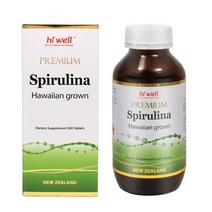 hi well Premium Spirulina Hawaiian 하이웰 뉴질랜드 프리미엄 하와이안 스피루리나 500정