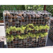 개비온 담장 철망 게비온 카페 사각철망 정원 옹벽, 특수사양 맞춤화(아연도금재질)