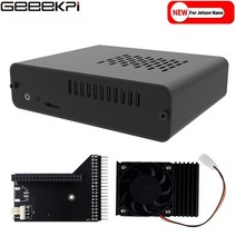 Jets Nano AI 개발 키트 쿨러 PWM 팬 NUC 스타일 알루미늄 합금 후면 아크릴 패널 DIY 용 DeskPi 케이스 복잡한 케이블 방지