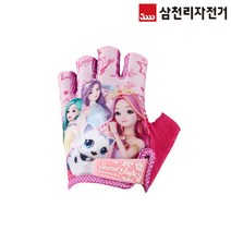삼천리자전거 삼천리 시크릿쥬쥬 별의여신 아동 반장갑 자전거장갑, 핑크, 선택완료