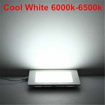 파워딜 Ac/dc 12 v/24 v 울트라 얇은 디자인 3 w 6 9w12w 15 25 led 천장 recessed 그리드 downlight 광장, 03 Cold White_11 24V 9W