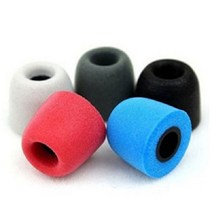 로랜텍 이어폰 에어팟 호환 이어팁 메모리폼 1쌍, 중(M)블랙, T4.9(내경 4.9mm)