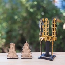 아트박스/퍼즐이야기 3D입체퍼즐 나무퍼즐 신라금관 천마총 만들기