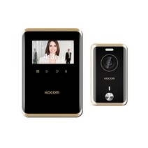 대전비디오폰 설치포함 코콤 KCV-R431E+KC-R80E 비디오폰, 블랙, 대전 설치포함