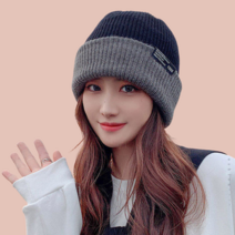 여성 남성 방한 비니 얼굴 소멸 작아보이는 니트 모자