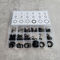 블랙 고무 오링세트 오일링 고무링 패킹 바킹 18종