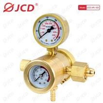 아르곤 레귤레이터 CO2 Mig Tig 유량계 가스 용접 용접 게이지 압력 감속기, Black