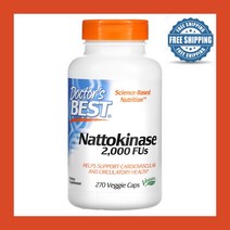 닥터스 베스트 나토키나제 섬유소용해효소 2000FUs 270배지캡슐 말토덱스트린 Nattokinase