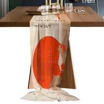테이블보봄벚꽃 태양 강 레트로 쉬어 쉬폰 테이블 러너 국가 웨딩 파티 Tulle Voile 천으로 홈 인테리어, 02 69x304cm, 01 WHH02519