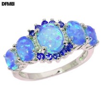 DFMEI 큐빅 여성 반지 보석 반지
