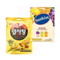 해태 알사탕 126g + 썬키스트 125g (총2개), 1set
