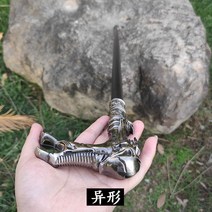 경량스틱 등산지팡이 노인 미끄럼방지 지팡이 검 방어 신사 검금속 개성적인 촬영 소품 무딘날, T04-기형 지팡이 검