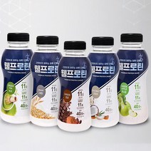프리미엄 웰프로틴 단백질 헬스보충제, 5병, 5개입
