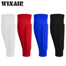 WINAIR 헥사콘 쿠션폼 정강이보호대 1P, 레드