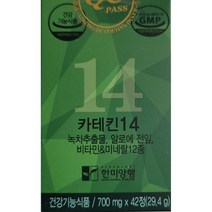 한미양행 카테킨 14 녹차 추출물 다이어트 보조제(700mg)_42정, 한미양행 카테킨 14 녹차 추출물(700mg)_42정