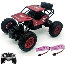 농업용운반차 동력운반차 전동운반차 전기 자동차 RC 1:18 4WD 원격 제어 버기 오프로드 고속 차량 장난감, 13 2b Red