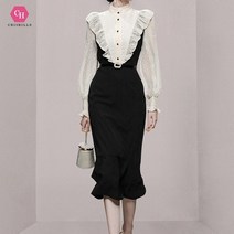 시크힐즈 고퀄 하객룩 레이얼디 머메 원피스 00586