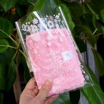 피크닉앤패키지 크리스마스 선물포장용품 산타 루돌프 비닐봉투 포장지, 17_화이트트리 비접착 10장, 10개