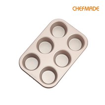 쉐프메이드 머핀팬 틀 컵케이크 6구