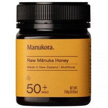 Manukora MGO 50+ 다색 생 마누카 허니 뉴질랜드 - 진짜 비 GMO 순수 허니 MGO 인증 하이브에서 손까지 추적 가능, 상세참조