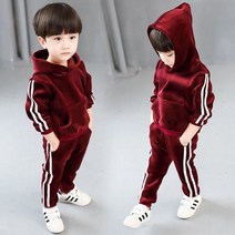 리나베베 유아 양면 벨벳 투라인 후드 트레이닝복 아동상하세트