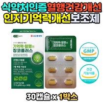 은행잎추출판토텐산나이아신 기억력감퇴 보조 개선제 기억력개선 혈행개선 포뮬러 두뇌 뇌건강관리 뇌 케어 항산화 개선제 보조제 영양제 플라보이노이드 은행입 판토텐산 징코 비타민 아연 빌로발라이드 혈액순환 어르신 노인 부모님 어머님 아버님